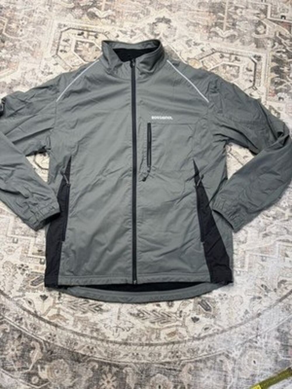 Rossignol Tour Men’s XL Gray Jacket Softshell Lightweight Windbreaker Ski Run